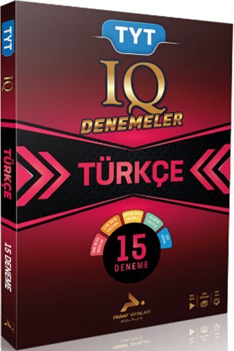 Paraf TYT IQ Türkçe Video Çözümlü 15 Deneme Paraf Yayınları