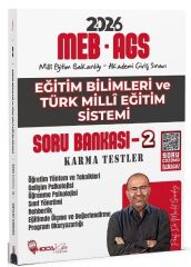 YENİ AGS - Hoca Kafası 2026 MEB-AGS Eğitim Bilimleri ve Türk Millî Eğitim Sistemi Karma Testler - Soru Bankası - 2 - Mevlüt Gündüz Hoca Kafası Yayınları