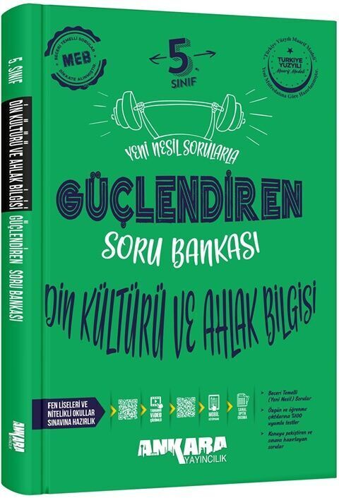 Ankara Yayıncılık 5. Sınıf Güçlendiren Din Kültürü ve Ahlak Bilgisi Soru Bankası