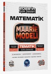 Çap Yayınları 2028 YKS TYT AYT Matematik Ders Platosu Maarif Modeli Tematik Soru Bankası Çap Yayınları