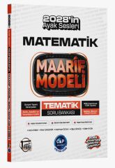 Çap Yayınları 2028 YKS TYT AYT Matematik Ders Platosu Maarif Modeli Tematik Soru Bankası Çap Yayınları
