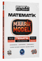 Çap Yayınları 2028 YKS TYT AYT Matematik Ders Platosu Maarif Modeli Tematik Soru Bankası Çap Yayınları