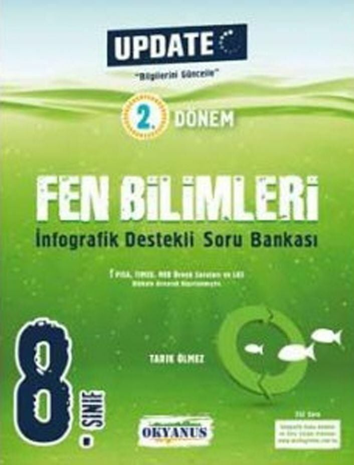 Okyanus Yayınları 8. Sınıf 2. Dönem Fen Bilimleri Update İnfografik Soru Bankası