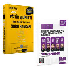 Pegem 2026 MEB AGS Eğitim Bilimleri ve Türk Milli Eğitim Sistemi Soru Bankası & Retro AGS Eğitim Bilimleri Deneme Seti
