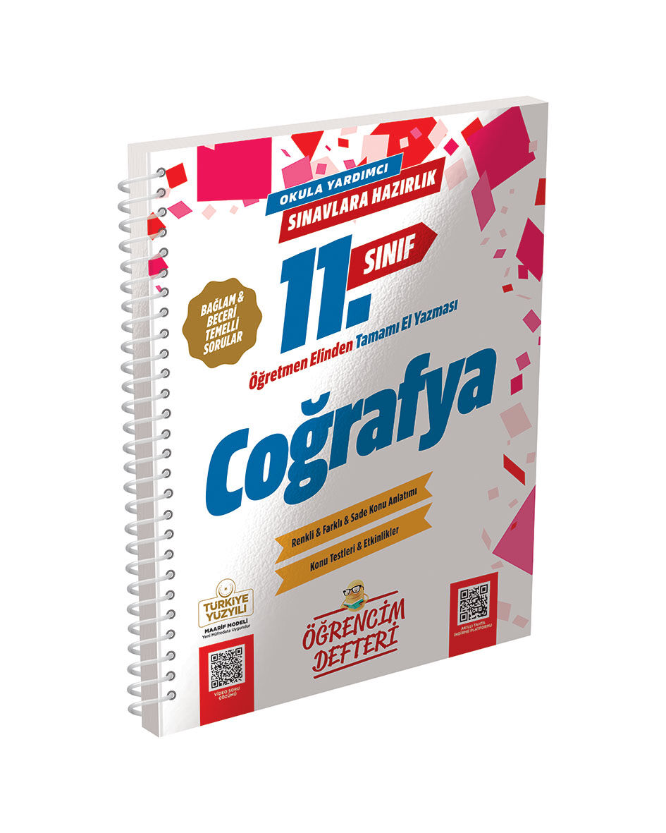 2027 Murat Yayınları 11.Sınıf Coğrafya Öğrencim Defteri