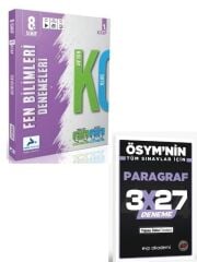 Paraf 2027 8. Sınıf 8. Sınıf Fen Bilimleri Kolay Orta Branş Deneme - 1. Kitap+ EVP Akademi Paragraf