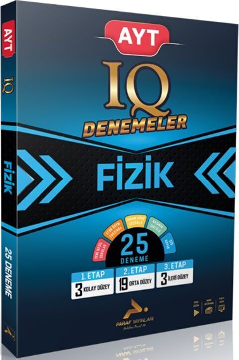 Paraf Yayınları AYT Fizik IQ Video Çözümlü 25 Branş Deneme