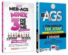 Yargı + İndeks 2025 MEB-AGS Tüm Dersler 5+3 Deneme 2 li Set Yargı + İndeks Akademi Yayınları