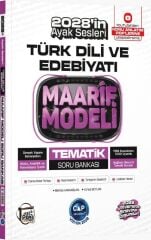 Çap Yayınları 2028 Üniversiteye Hazırlık Türk Dili ve Edebiyatı Ders Platosu Maarif Modeli Tematik Soru Bankası