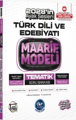 Çap Yayınları 2028 Üniversiteye Hazırlık Türk Dili ve Edebiyatı Ders Platosu Maarif Modeli Tematik Soru Bankası
