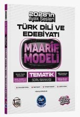 Çap Yayınları 2028 YKS AYT Türk Dili ve Edebiyatı Ders Platosu Maarif Modeli Tematik Soru Bankası Çap Yayınları