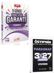 Paraf 2027 AYT 9 Günde Temel Atma Garanti Türev Video Ders Kitabı+ EVP Akademi Paragraf