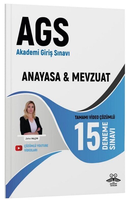 Yeni Müfredat MEB-AGS Anayasa ve Mevzuat 15 Deneme Çözümlü - Zehra Yalçın Yeni Müfredat Yayınları