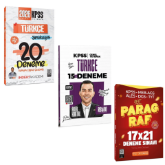 İndeks 2026 KPSS Türkçe Simülasyon 20 Deneme & Retro KPSS Türkçe 15 Deneme & Paragraf Deneme Seti