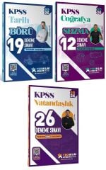 Yediiklim 2026 KPSS Tarih + Coğrafya + Vatandaşlık 57 Deneme Atölye Serisi 3 lü Set Yediiklim Yayınları