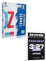 Paraf 2027 8. Sınıf Türkçe Orta Zor Branş Deneme+ EVP Akademi Paragraf