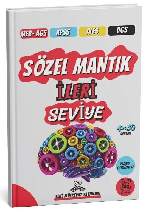 Yeni Müfredat MEB-AGS KPSS ALES DGS Sözel Mantık İleri Seviye 4x30 Deneme Çözümlü Yeni Müfredat Yayınları