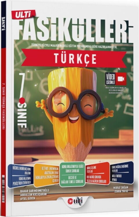 2027 Ulti Yayınları 7. Sınıf Türkçe Fasikülleri