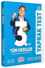 2027 Editör 3. Sınıf Tüm Dersler Maarif Modeli Yaprak Test Editör Yayınları