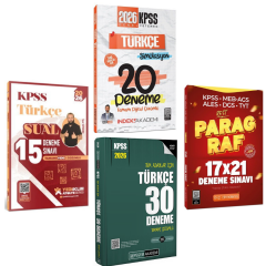 İndeks 2026 KPSS Türkçe Simülasyon 20 Deneme & KPSS Türkçe Deneme & KPSS Paragraf Deneme Seti