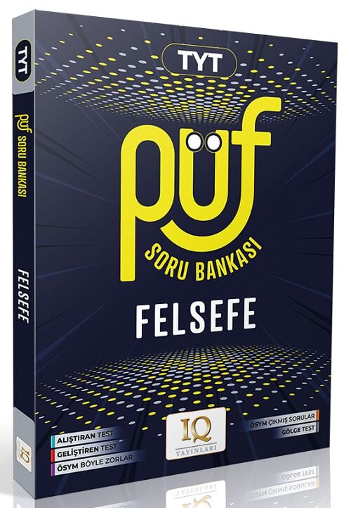 IQ Yayınları YKS TYT Felsefe Püf Soru Bankası IQ Yayınları