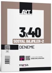 Marka 2025 YKS AYT Sosyal Bilimler-2 3x40 Deneme Marka Yayınları