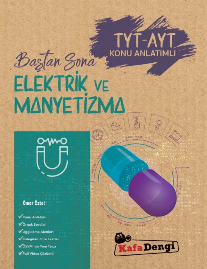 Kafa Dengi Yayınları TYT AYT Elektrik ve Manyetizma Baştan Sona Konu Anlatımı