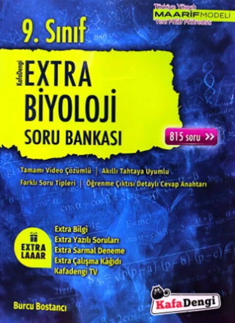Kafa Dengi Yayınları 9. Sınıf Biyoloji Extra Soru Bankası
