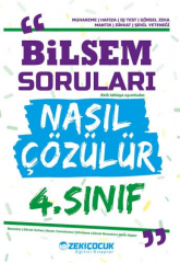 4. Sınıf Bilsem Soru Bankası Nasıl Çözülür Zeki Çocuk yayınları