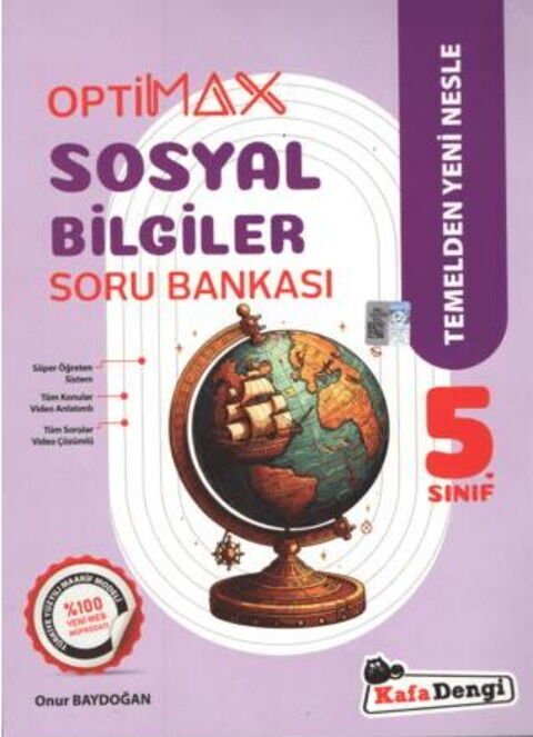 Kafa Dengi Yayınları 5. Sınıf Sosyal Bilgiler Optimax Soru Bankası