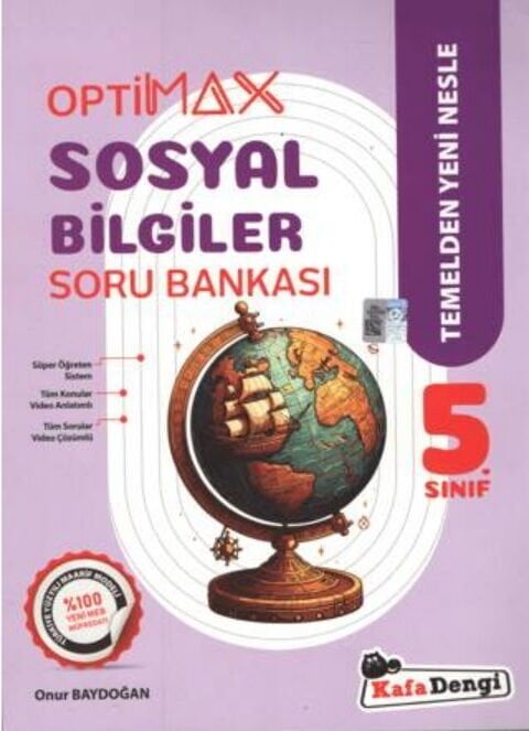 Kafa Dengi Yayınları 5. Sınıf Sosyal Bilgiler Optimax Soru Bankası