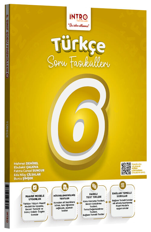 2027 İntro 6. Sınıf Türkçe Soru Fasikülleri