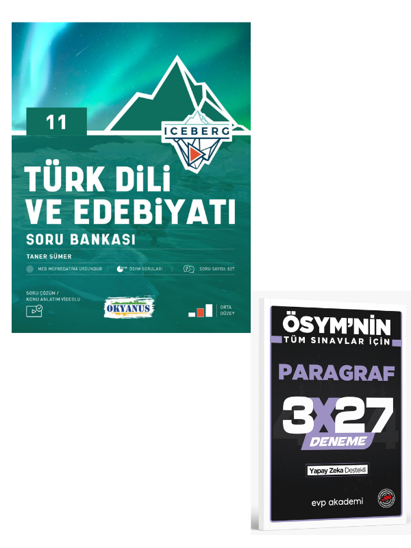 Okyanus 2027 11. Sınıf Iceberg Türk Dili Ve Edebiyatı Soru Bankası+ EVP Akademi Paragraf