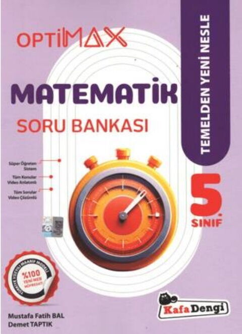 Kafadengi 5. Sınıf Matematik Optimax Soru Bankası Kafadengi Yayınları