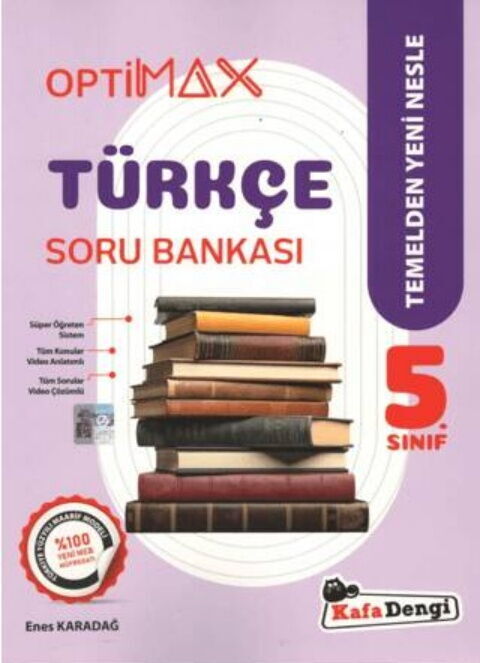 Kafadengi 5. Sınıf Türkçe Optimax Soru Bankası Kafadengi Yayınları