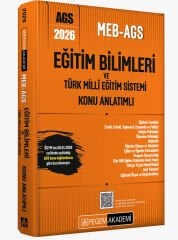 Pegem 2026 2026 MEB AGS Eğitim Bilimleri ve Türk Milli Eğitim Sistemi Konu Anlatımlı Pegem Akademi Yayınları