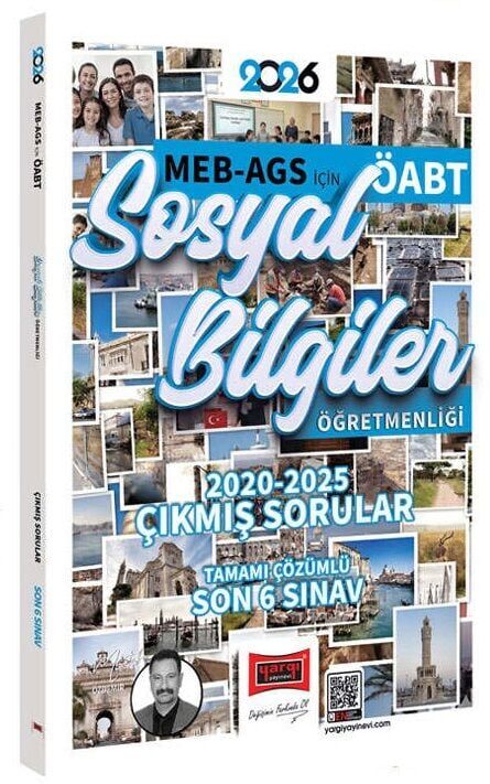 Yargı 2026 ÖABT MEB-AGS Sosyal Bilgiler Öğretmenliği Çıkmış Sorular Son 6 Sınav Çözümlü - Mustafa Özdemir Yargı Yayınları
