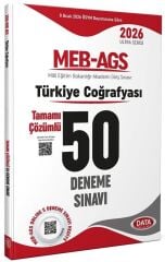 Data 2026 MEB-AGS Türkiye Coğrafyası 50 Deneme Çözümlü Ultra Serisi Data Yayınları