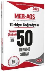 Data 2026 MEB-AGS Türkiye Coğrafyası 50 Deneme Çözümlü Ultra Serisi Data Yayınları