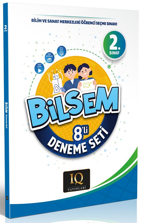 IQ Yayınları 2. Sınıf BİLSEM 8 li Deneme Seti IQ Yayınları