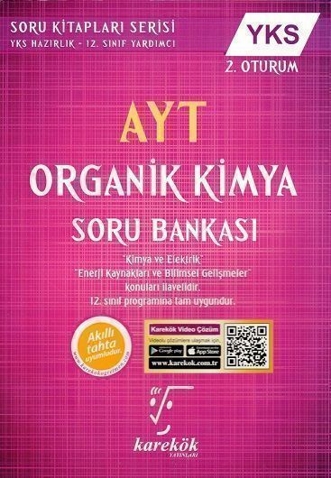 Karekök Yayınları AYT Organik Kimya Soru Bankası