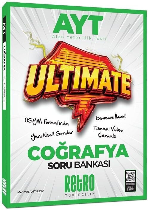 2027 Retro YKS AYT Coğrafya Ultimate Soru Bankası Çözümlü - Mehmet Akif Yıldız