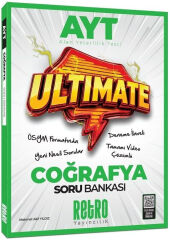 2027 Retro YKS AYT Coğrafya Ultimate Soru Bankası Çözümlü - Mehmet Akif Yıldız