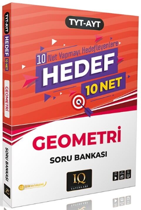 IQ Yayınları YKS TYT AYT Geometri Hedef 10 Net Soru Bankası IQ Yayınları