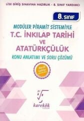 Karekök Yayınları 8. Sınıf T.C. İnkılap Tarihi ve Atatürkçülük Konu Anlatımı ve Soru Çözümü