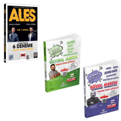 Yargı 2026 ALES Sayısal Yetenek - Sözel Yetenek 6 Deneme & Sayısal Mantık- Sözel Mantık Çıkmış Sorular Seti