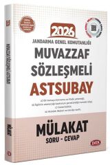 Data 2026 Jandarma Genel Komutanlığı Muvazzaf/Sözleşmeli Astsubay Mülakat Sınavına Hazırlık Kitabı Data Yayınları