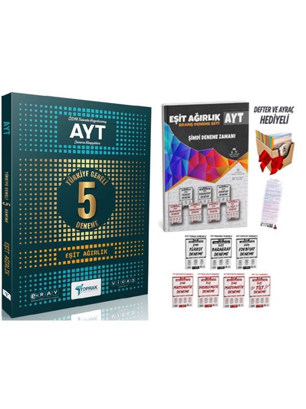 Ders Ortamı + Toprak AYT Eşit Ağırlık Deneme 2 li Set