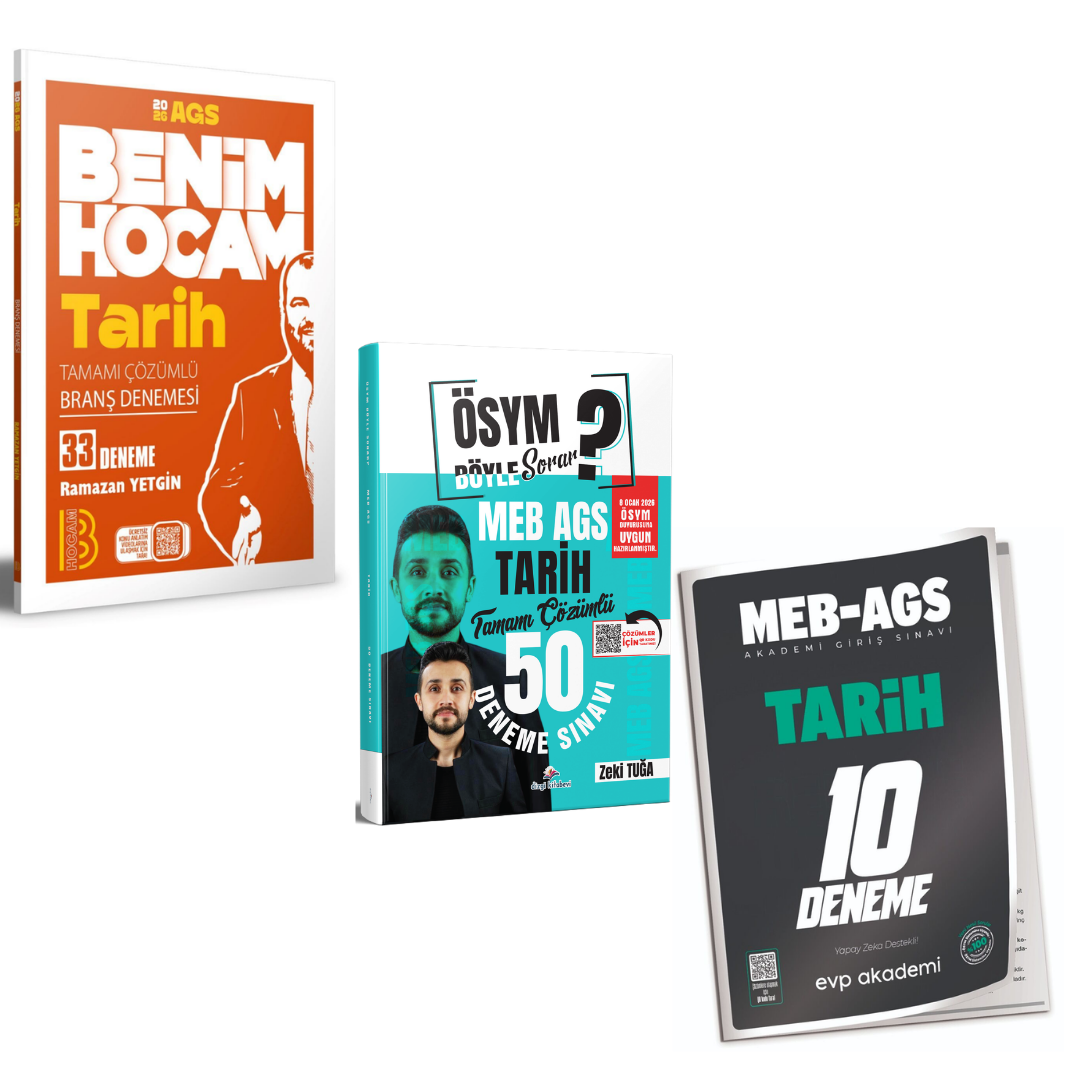 Benim Hocam 2026 MEB AGS Tarih 33 Branş Deneme Süper Deneme Seti
