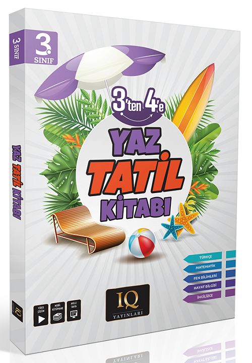 IQ Yayınları 3. Sınıf Yaz Tatil Kitabı Çözümlü IQ Yayınları